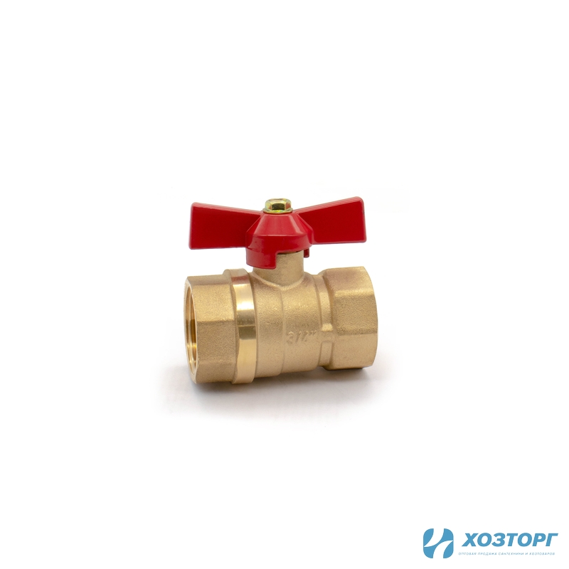 Кран шаровой DORON  1/2" В-В бабочка гайка-гайка (20/200) Уценка 99