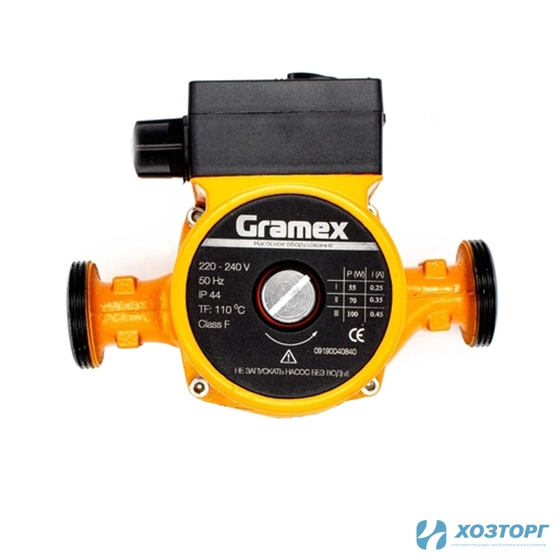   Насос циркуляционный GRAMEX UP-32-40, 180мм, напор 4м, 72Вт, подключение 1 1/4" без провода в комплекте (1/8) Уценка 35