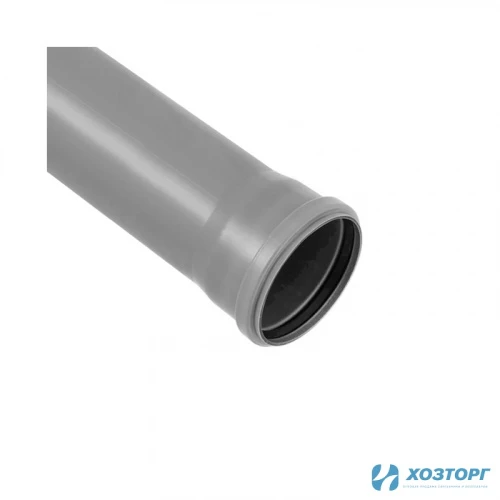 Труба  серая  ПП 50x1,8x1000  Элида (ССС) (1/10) Уценка 99