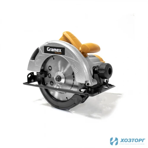  Пила дисковая Gramex HCS-185-1700 (1700Вт, 185/20мм, 4800 об/мин, угол 45) (1/4) Уценка 99