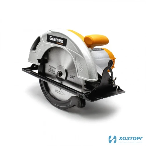  Пила дисковая  Gramex HCS-235/2400 (2400Вт, 235/25,4мм, 5000об/мин, угол 45) (1/4) Уценка 35